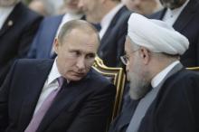 Russian President Vladimir Putin and his Iranian counterpart Hassan Rouhani attend a signing ceremony in Tehran. PHOTO BY REUTERS/Alexei Druzhinin