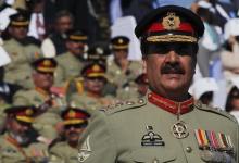 Pakistan's army chief General Raheel Sharif attends the change of command ceremony with outgoing army chief General Ashfaq Kayani (not in picture) at the army headquarters in Rawalpindi, November 29, 2013. PHOTO BY REUTERS/Mian Khursheed