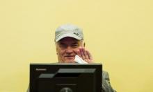 Former Bosnian Serb commander Ratko Mladic appears in court at the International Criminal Tribunal for the former Yugoslavia (ICTY) in the Hague, July 4, 2011. PHOTO BY REUTERS/Valerie Kuypers/ANP