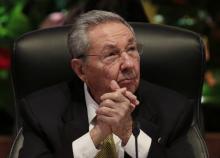 Cuba's President Raul Castro attends the opening session of the 10th ALBA alliance summit in Havana, December 14, 2014. PHOTO BY REUTERS/Enrique De La Osa