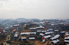 Shelters of Rohingya refugees are pictured at the Balukhali refugee camp near Cox's Bazar, Bangladesh, November 4, 2017. PHOTO BY REUTERS/Adnan Abidi