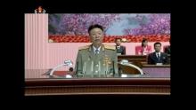 North Korea's army chief of staff Ri Yong Gil makes a speech in Pyongyang August 24, 2014, in this still image taken from KRT file video footage. PHOTO BY REUTERS/KRT via Reuters TV