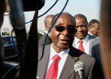 Zimbabwe's President Robert Mugabe arrives home from abroad at the capital's main airport in Harare, Zimbabwe, September 3, 2016. PHOTO BY REUTERS/Philimon Bulawayo