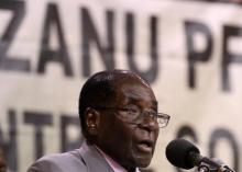 Zimbabwe's President Robert Mugabe addresses the decision making body of his ruling ZANU PF party in Harare, Zimbabwe, September 9, 2016. PHOTO BY REUTERS/Philimon Bulawayo