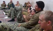 U.S. sailors are seen in an undisclosed location in Iran in this handout picture released on Farsnews website on January 13, 2016. PHOTO BY REUTERS/farsnews.com