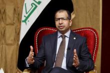 Speaker of the Iraqi Parliament Salim al-Jabouri speaks during an interview with Reuters in Baghdad, January 7, 2016. PHOTO BY REUTERS/Khalid al Mousily
