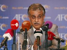 FIFA presidential candidate Sheikh Salman Bin Ebrahim Al Khalifa. PHOTO BY REUTERS/Bazuki Muhammad