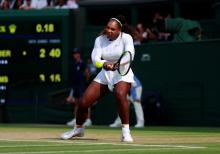 Serena Williams of the U.S. in action during the women's singles final against Germany's Angelique Kerber. PHOTO BY REUTERS/Andrew Couldridge/Pool