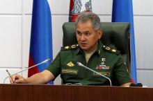 Russian Defence Minister Sergei Shoigu chairs a meeting on Syria at the Defence Ministry in Moscow, Russia, in this picture released on July 28, 2016. PHOTO BY REUTERS/Vadim Savitsky/Ministry of Defence of the Russian Federation