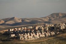 A general view picture shows houses in the Israeli settlement of Maale Adumim, in the occupied West Bank, February 15, 2017. PHOTO BY REUTERS/Ammar Awad