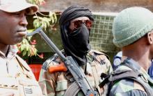 A mutinous soldier is seen at the airport in Bouake, Ivory Coast, January 13, 2017. PHOTO BY REUTERS/Thierry Gouegnon
