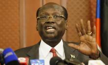 Picture of Foreign Minister Barnaba Marial Benjamin