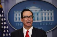 U.S. Secretary of the Treasury Steven Mnuchin discusses the Trump administration's tax reform proposal in the White House briefing room in Washington, U.S, April 26, 2017. PHOTO BY REUTERS/Carlos Barria