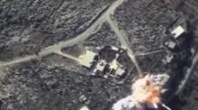 A frame grab taken from footage released by Russia's Defence Ministry November 23, 2015, shows air strikes carried out by Russia's air force hitting objects, which, according to the ministry, are controlled by the Islamic State militants, at an unknown location in Syria. PHOTO BY REUTERS/Ministry of Defence of the Russian Federation