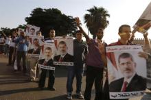 Supporters of deposed Egyptian President Mohamed Mursi