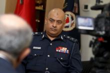 Bahrain police chief Tariq al-Hassan speaks to Reuters during an interview at Ministry of Interior headquarters in Manama, Bahrain, February 11, 2016. PHOTO BY REUTERS/Hamad I Mohammed