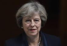 Britain's Prime Minister Theresa May leaves 10 Downing Street in central London, Britain, September 14, 2016. PHOTO BY REUTERS/Toby Melville