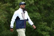 Tiger Woods walks the 10th green during the practice round for the Ryder Cup at Hazeltine National Golf Club. PHOTO BY REUTERS/Rob Schumacher-USA TODAY Sports