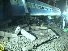 Derailed coaches of a Hirakhand express train from Jagdalpur to Bhubaneswar are seen near Kuneri station, in the state of Andhra Pradesh, outside the town of Rayagada, India, in this still image from video January 22, 2017. PHOTO BY REUTERS/ANI